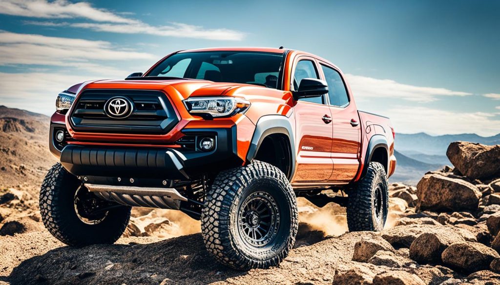 Toyota Tacoma Improved Off-Road Performance with Suspension Lift Kit