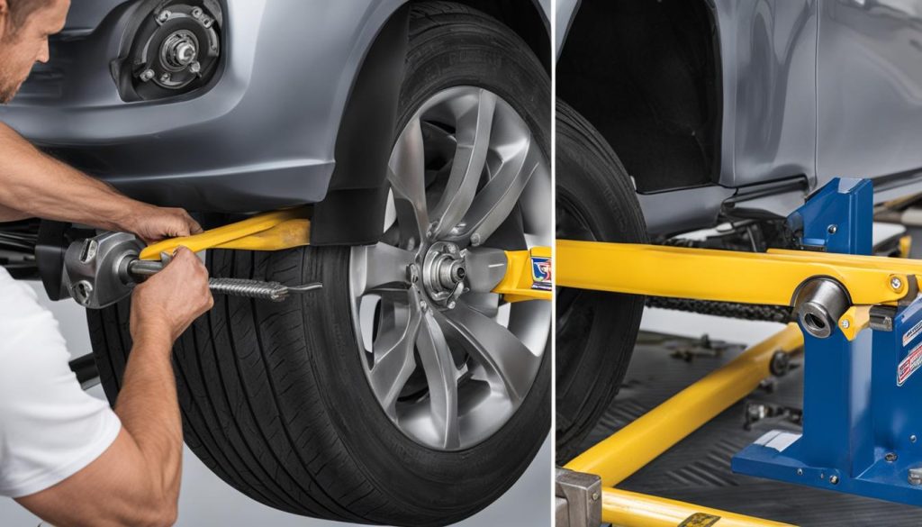 step by step traction bar adjustment