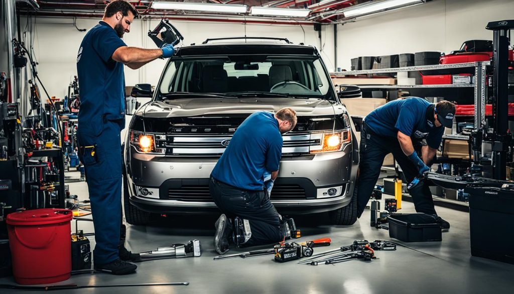 professional lift kit installation for Ford Flex